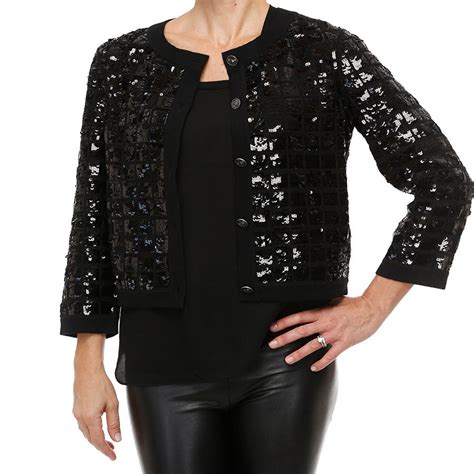 chanel sequin cardigan